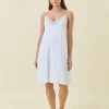 Talia Lace Front Midi Nightie