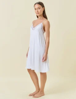 Talia Lace Front Midi Nightie