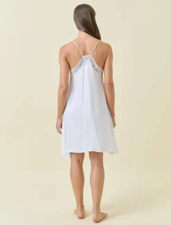Talia Lace Front Midi Nightie