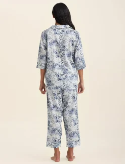 Toile De Jouy Crop PJ Set