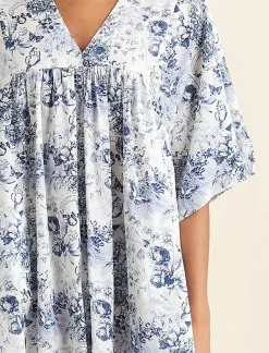 Toile De Jouy Kaftan Nightie