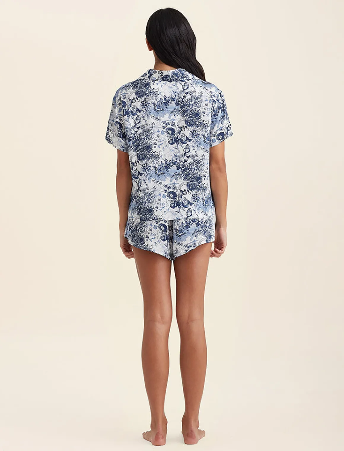 Toile De Jouy Pure Silk Boxer PJ Set